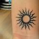 Значения на татуировката Черно слънце