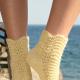 Ажурни чорапи с игли за плетене: модели